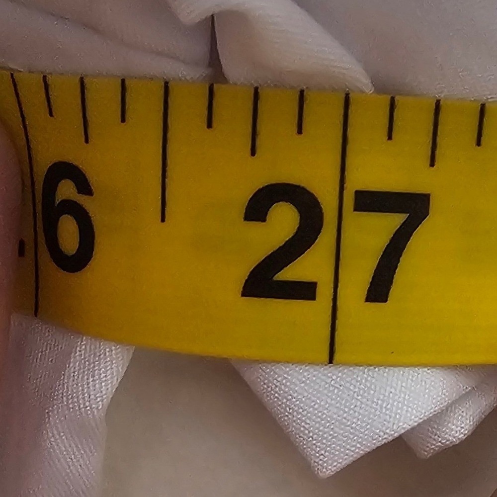 J.VER Womens White Short Sleeve Button Down Shirt Plus Size 2XL Professional - Picture 7 of 7
